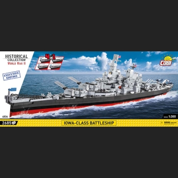 Iowa-Class 2685 Kl. 1:300 HC WWII Battleship (4in1) - Executive Edition